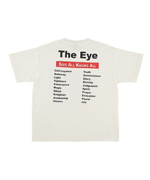 SAINT Mxxxxxx THE EYE TEE "White" SM-S21-0000-003