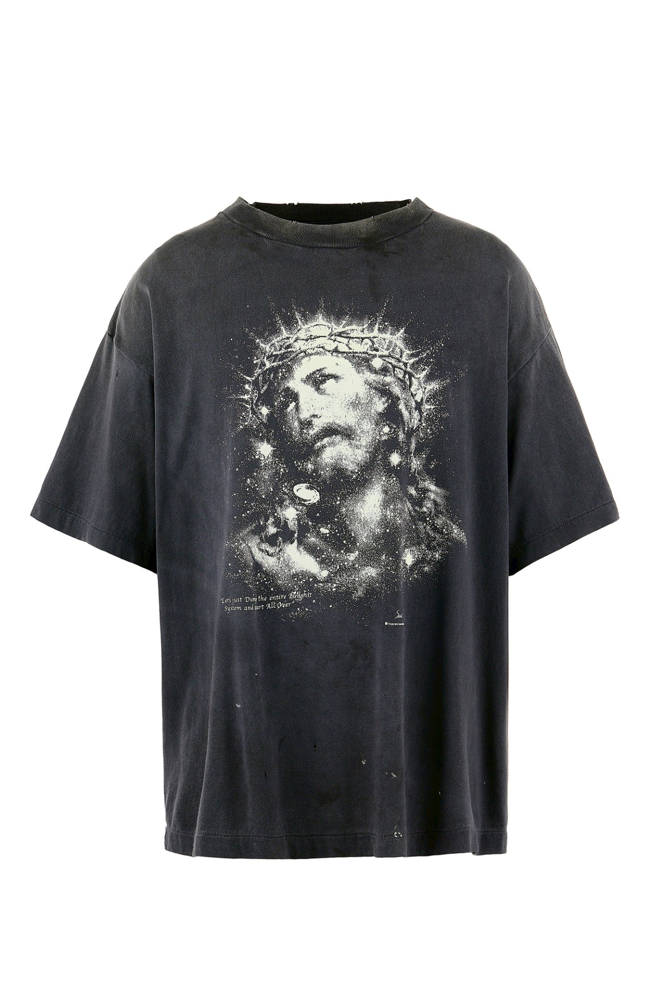 SAINT Mxxxxxx JESUS SS TEE "Black" sm-hr8-0000-016-blk