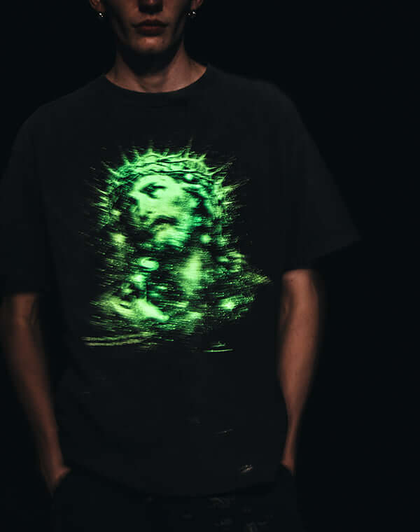 SAINT Mxxxxxx JESUS SS TEE "Black" sm-hr8-0000-016-blk
