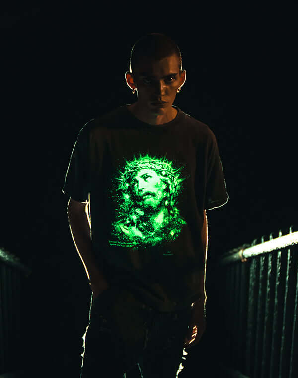 SAINT Mxxxxxx JESUS SS TEE "Black" sm-hr8-0000-016-blk