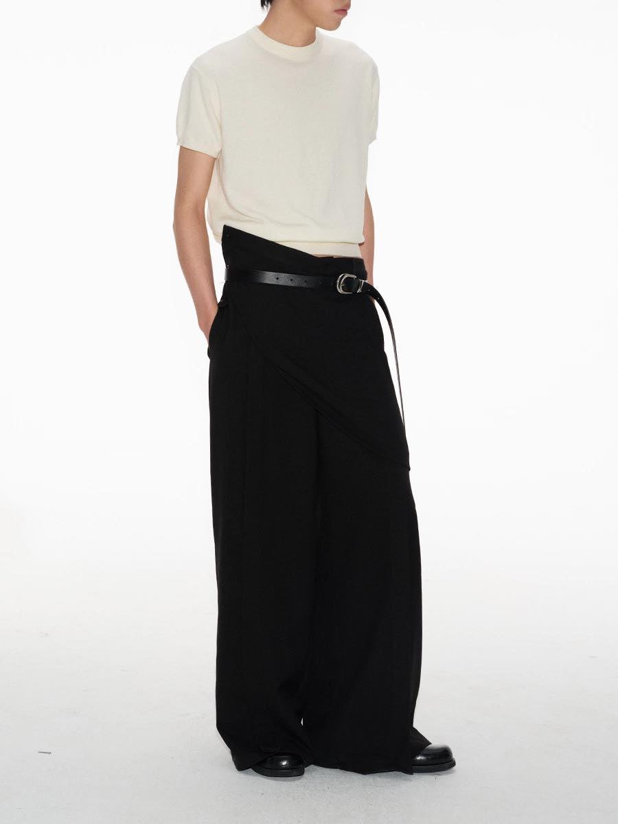 JCAESAR ORGAN PANTS 風琴褶圍兜長褲