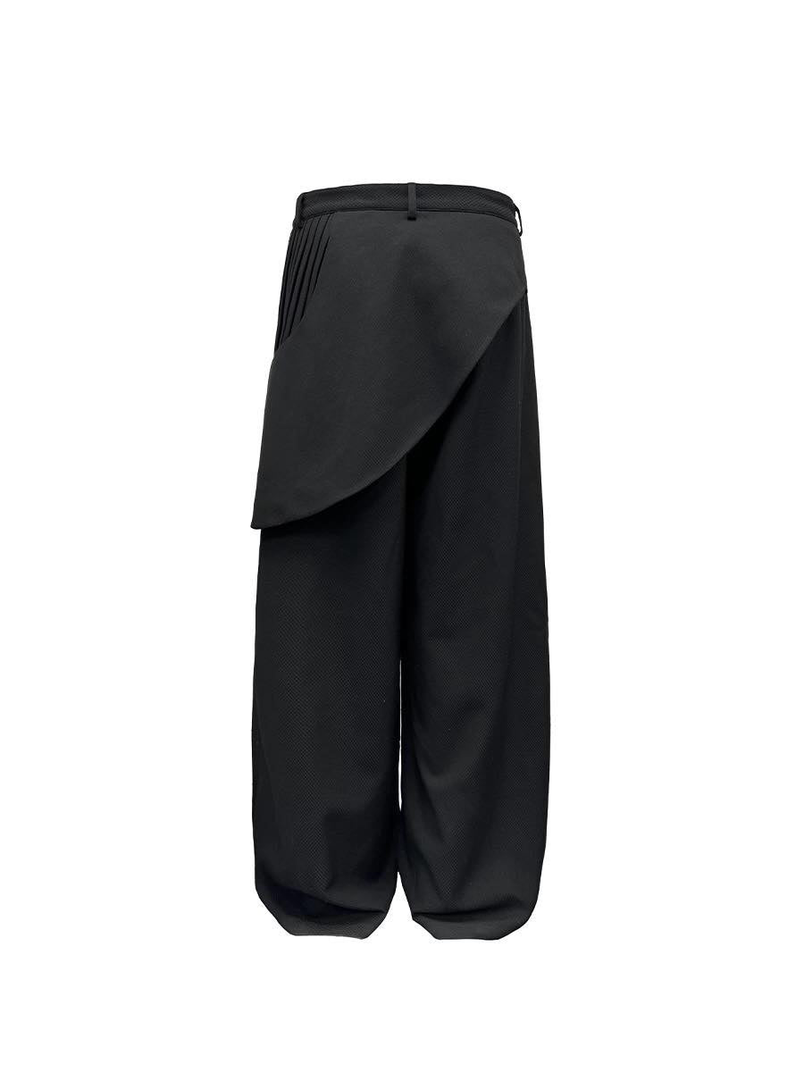 JCAESAR ORGAN PANTS 風琴褶圍兜長褲