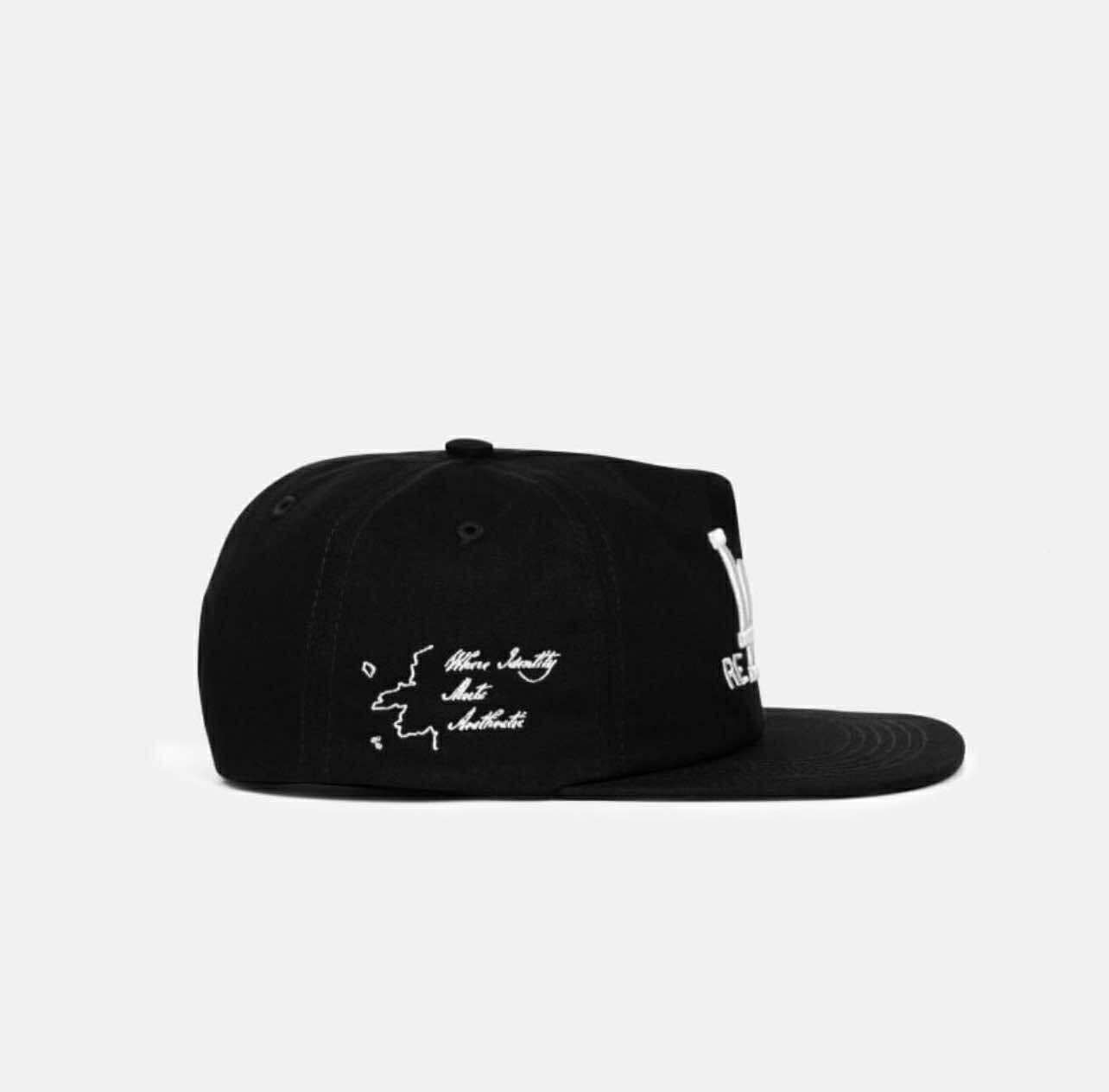 REALM OF – RE'LA'M Unconstructed Vintage Cap (Black)