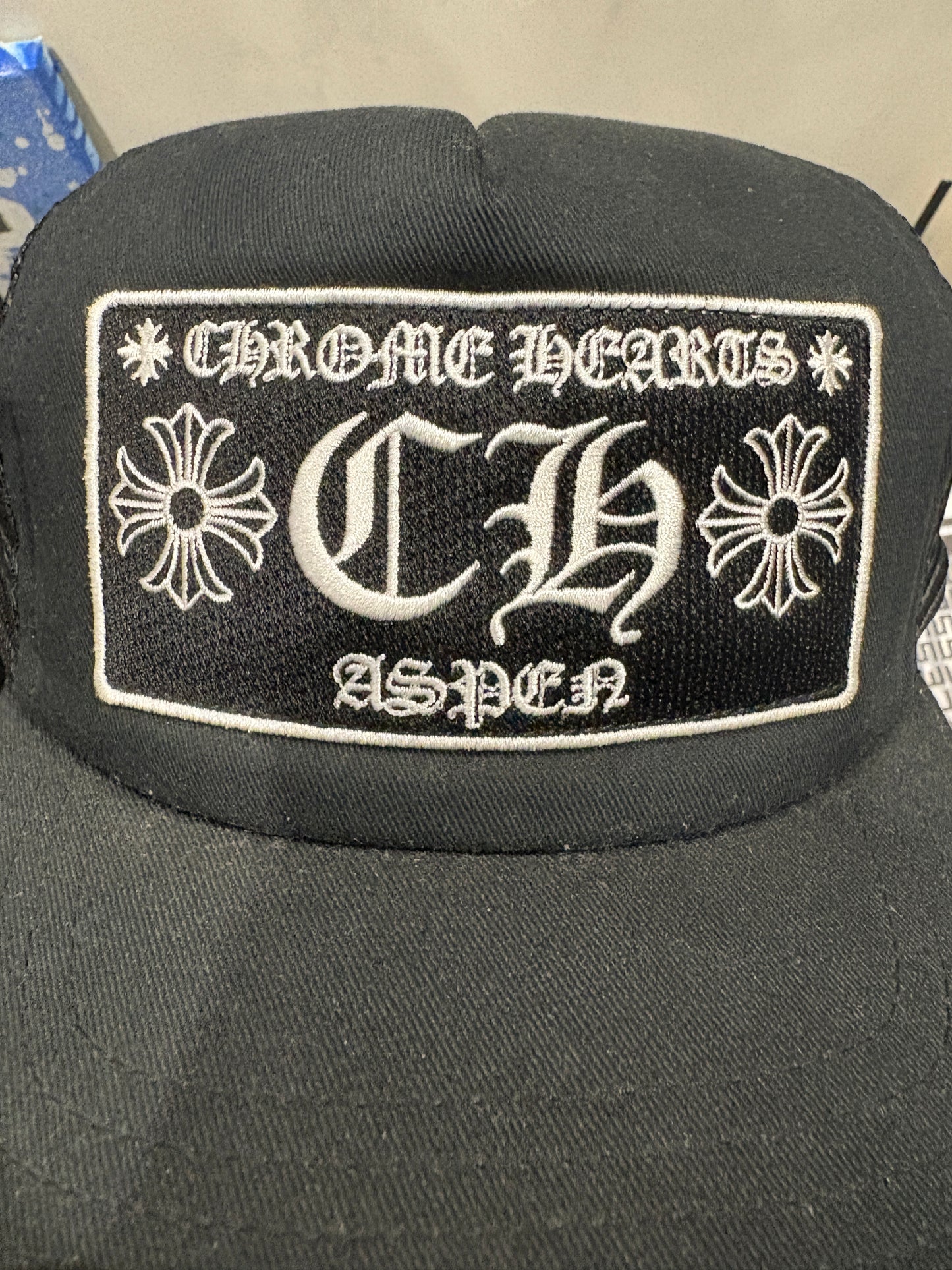 Chrome Hearts Aspen Exclusive Trucker Hat Black
