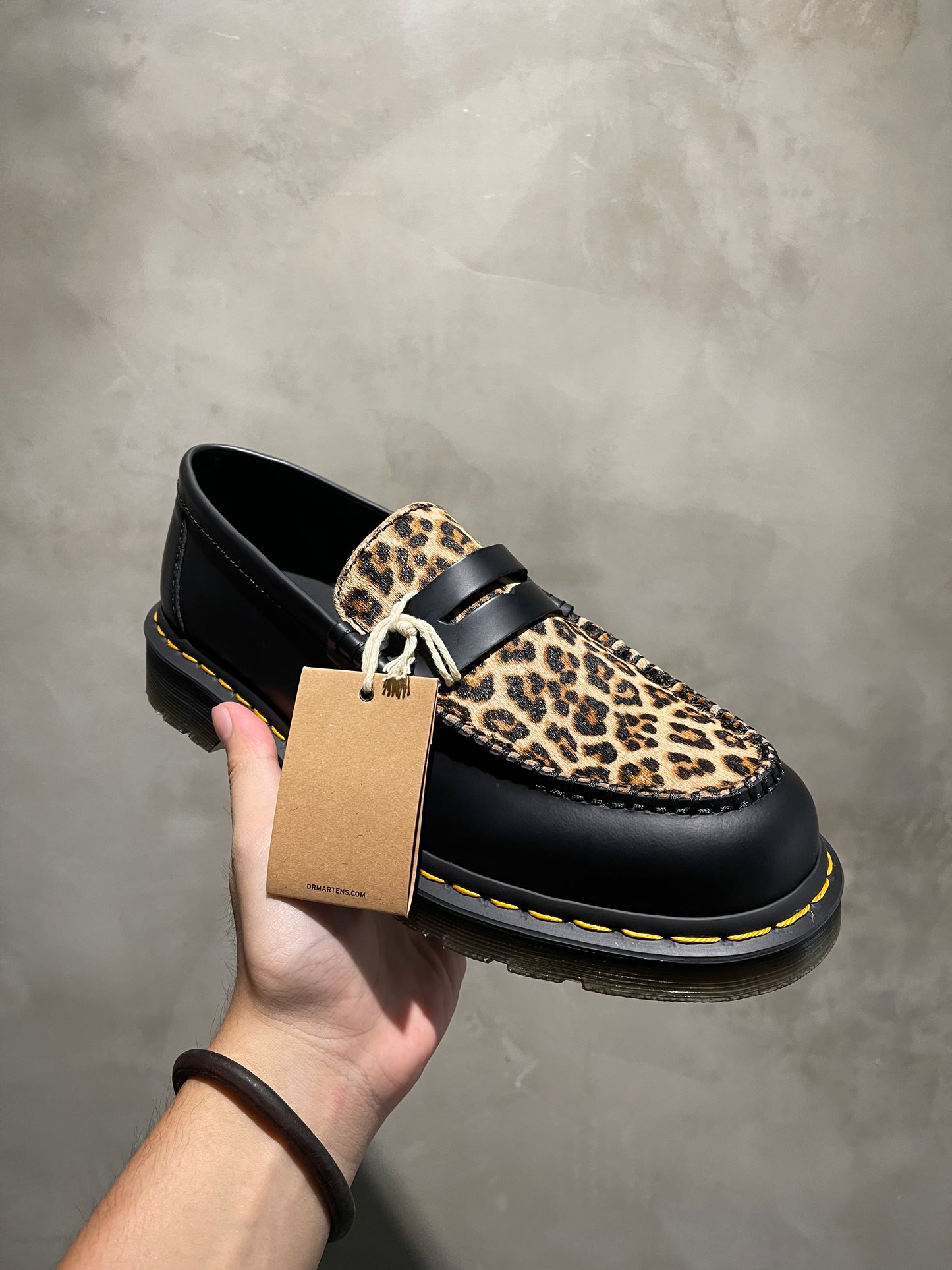 Dr. Martens Penton Smooth Leather Loafer Leopard Print