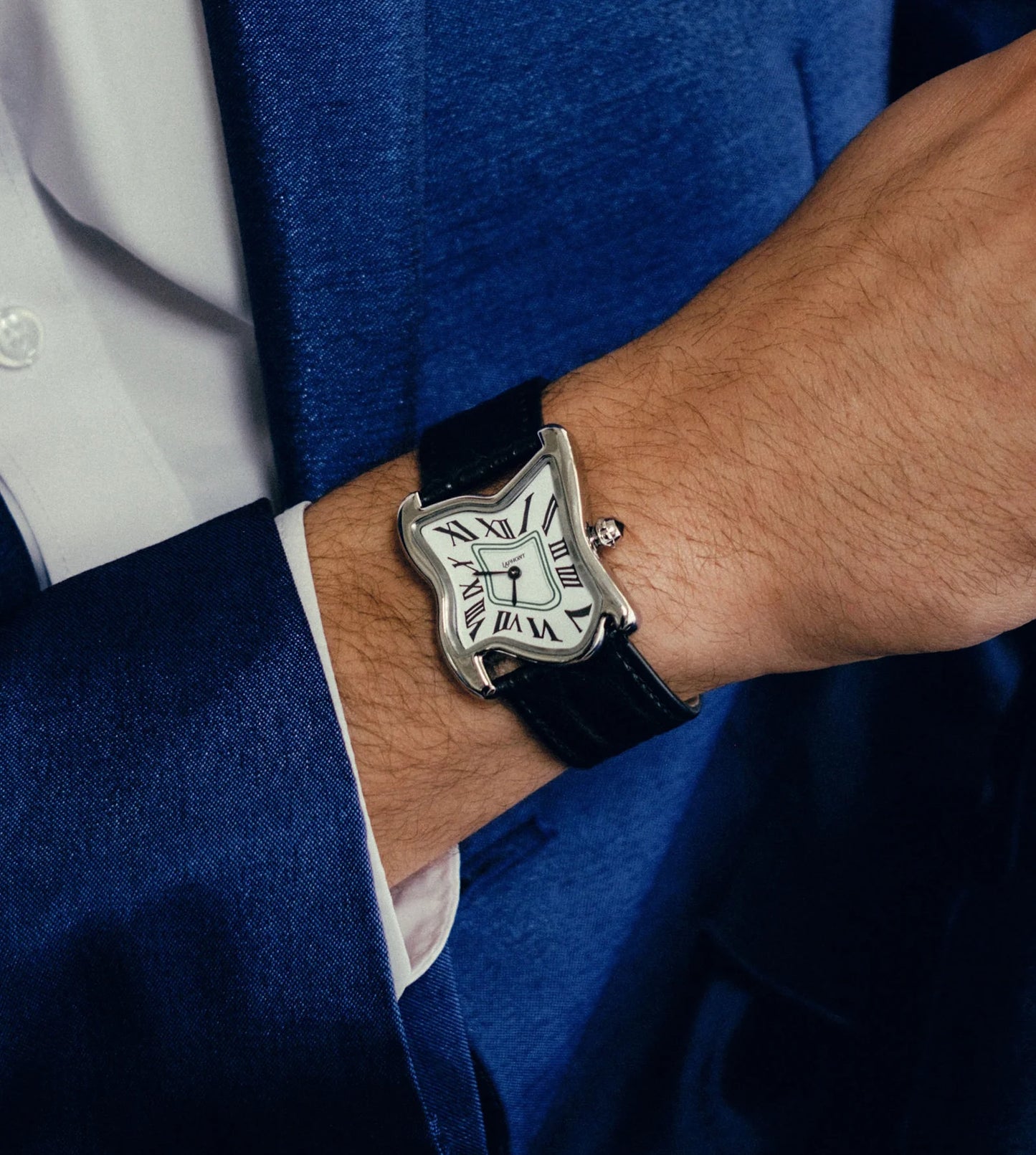 "Pre-Order" Laphont Square Melting Watch Large Silver