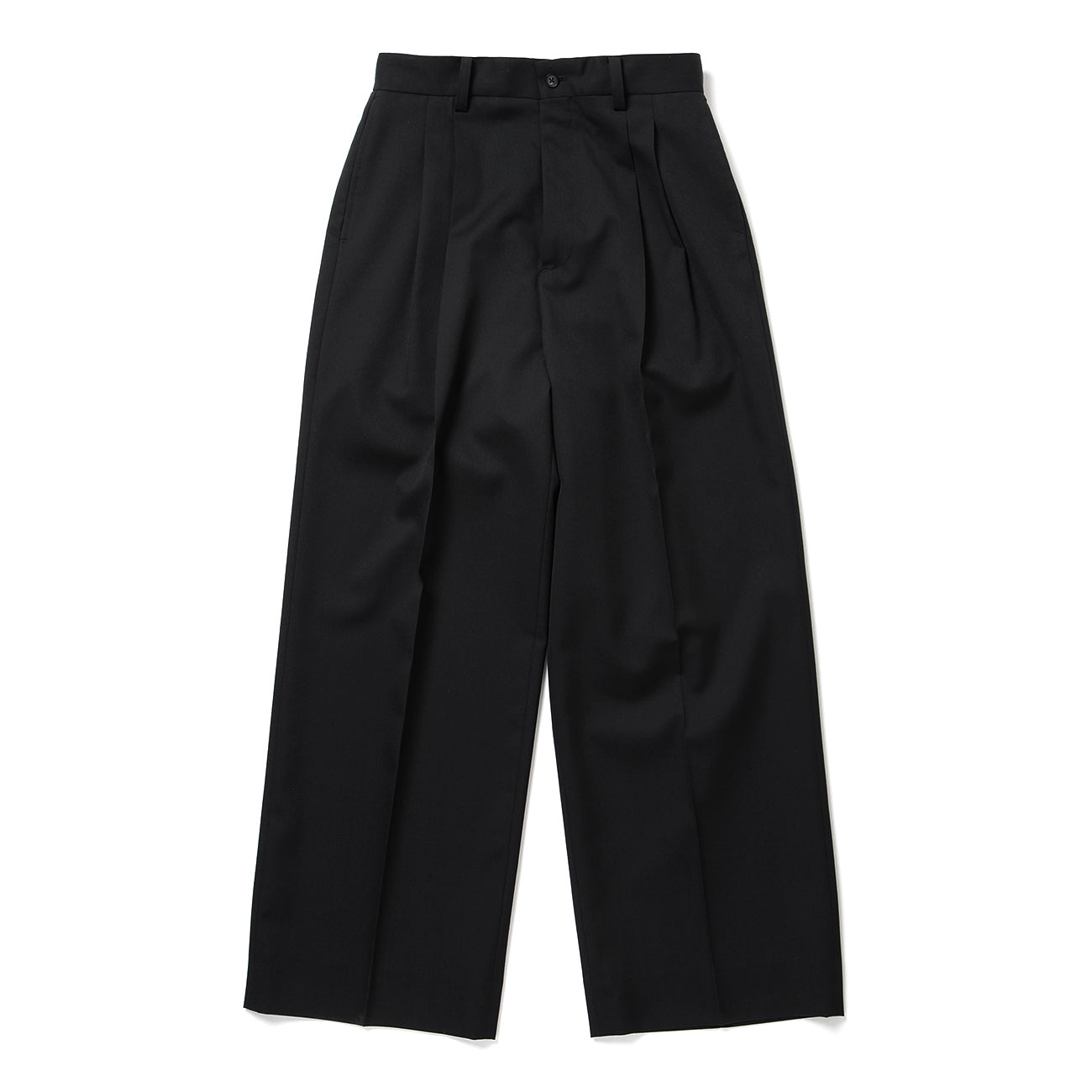 ssstein LONG WIDE TROUSERS BLACK ST.800