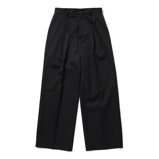 ssstein LONG WIDE TROUSERS BLACK ST.800