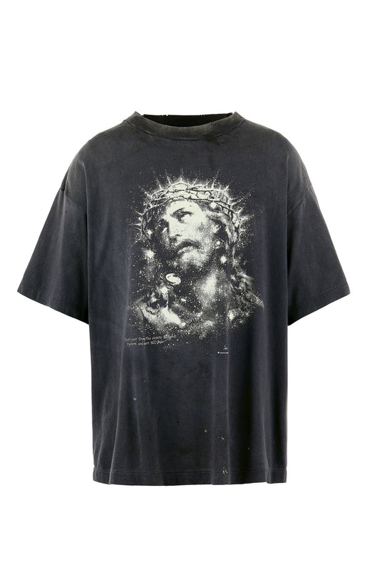 SAINT Mxxxxxx JESUS SS TEE "Black" sm-hr8-0000-016-blk