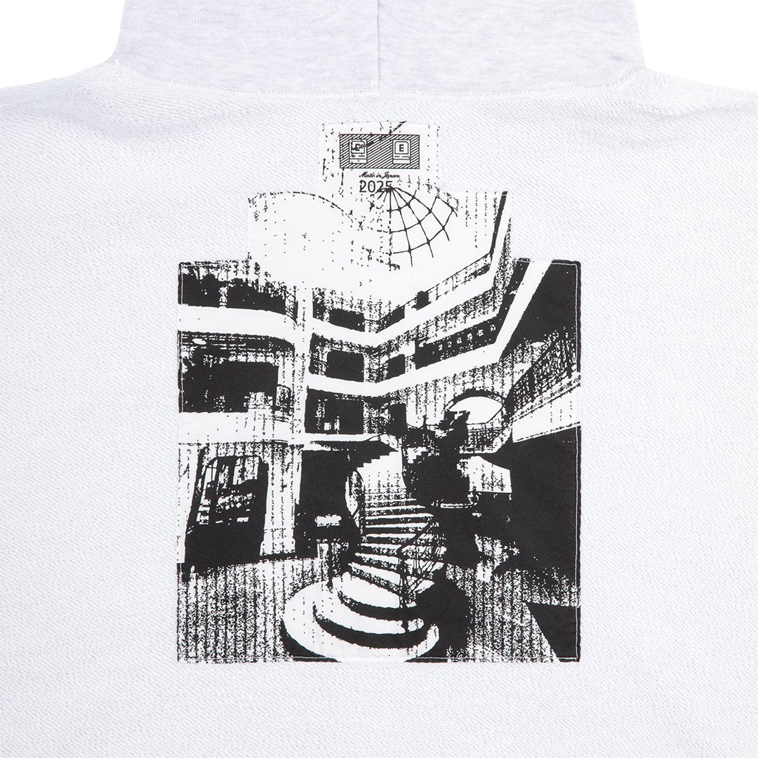 C.E SOLID LOOSE ZIP HOODY