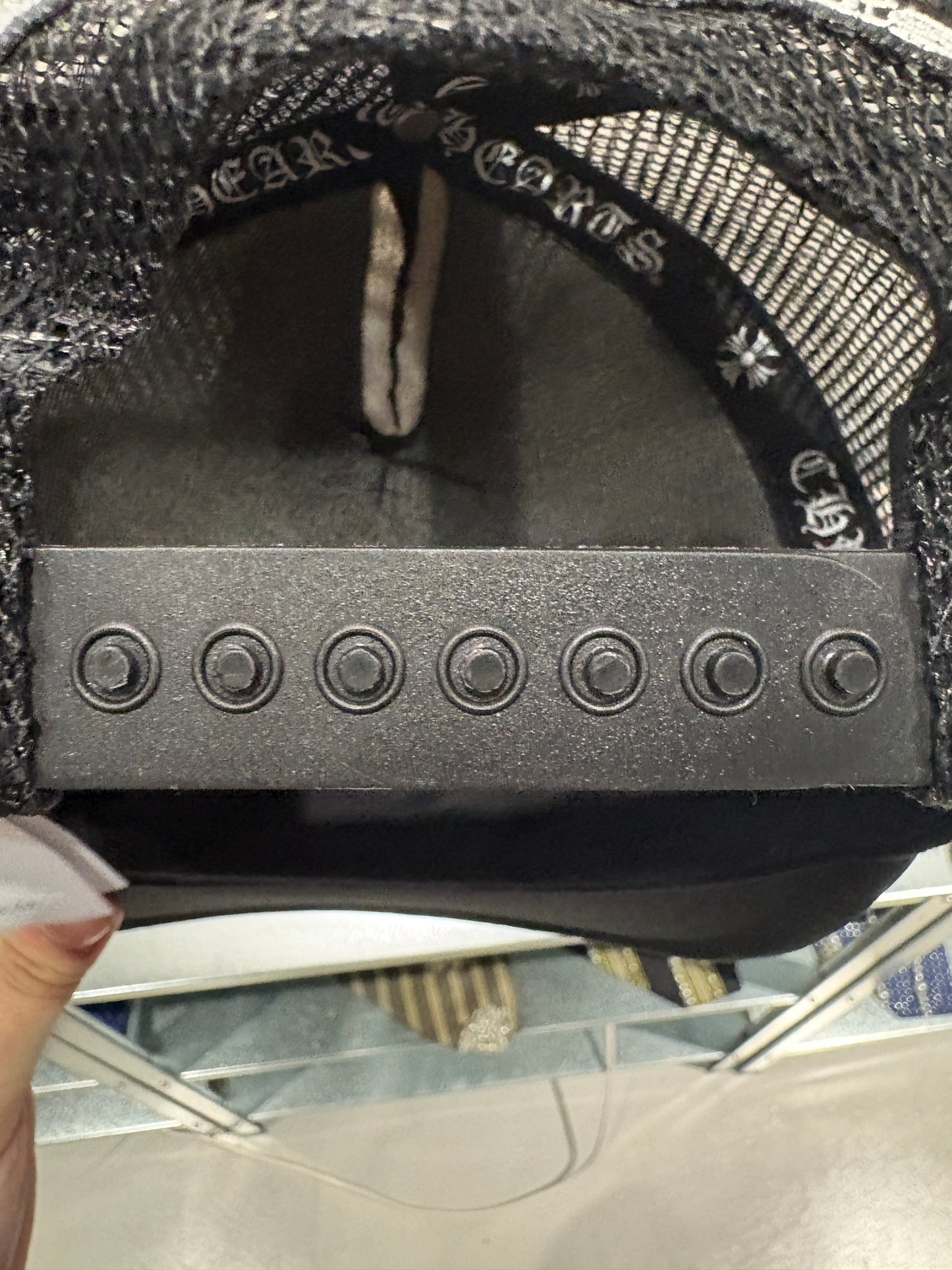 Chrome Hearts King Taco Trucker Hat Black
