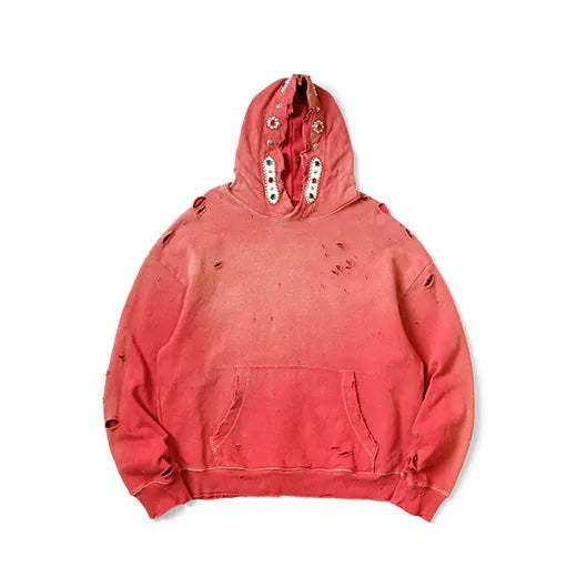 Kapital Thriller Damaged Fleece Hooded 寶石帽T 小賈同款