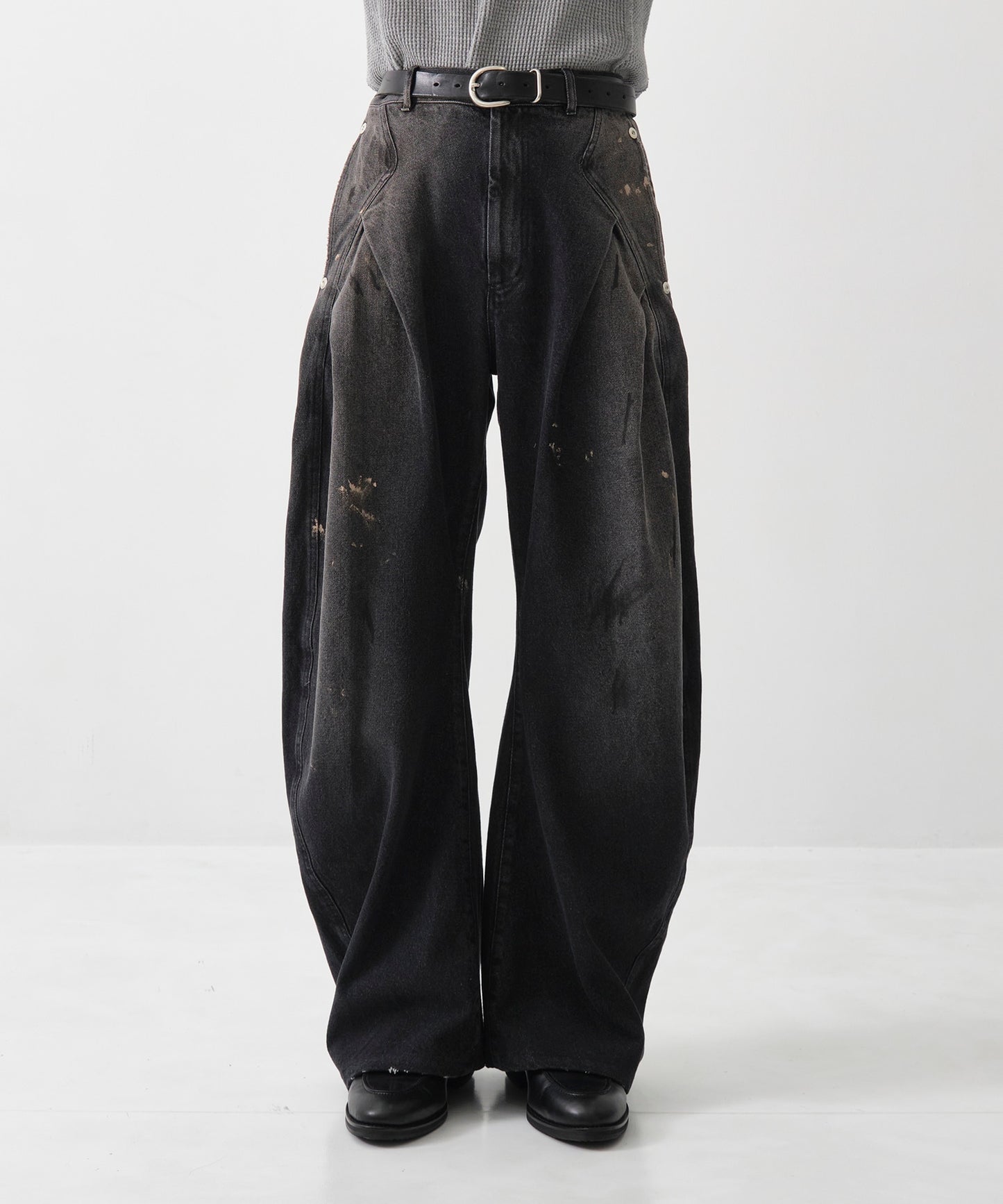 CONZ DARK WASH CURVE DENIM