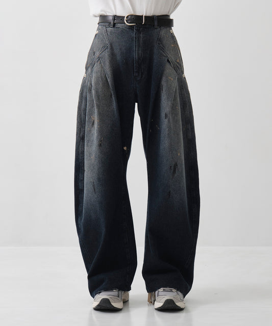 CONZ DARK WASH CURVE DENIM