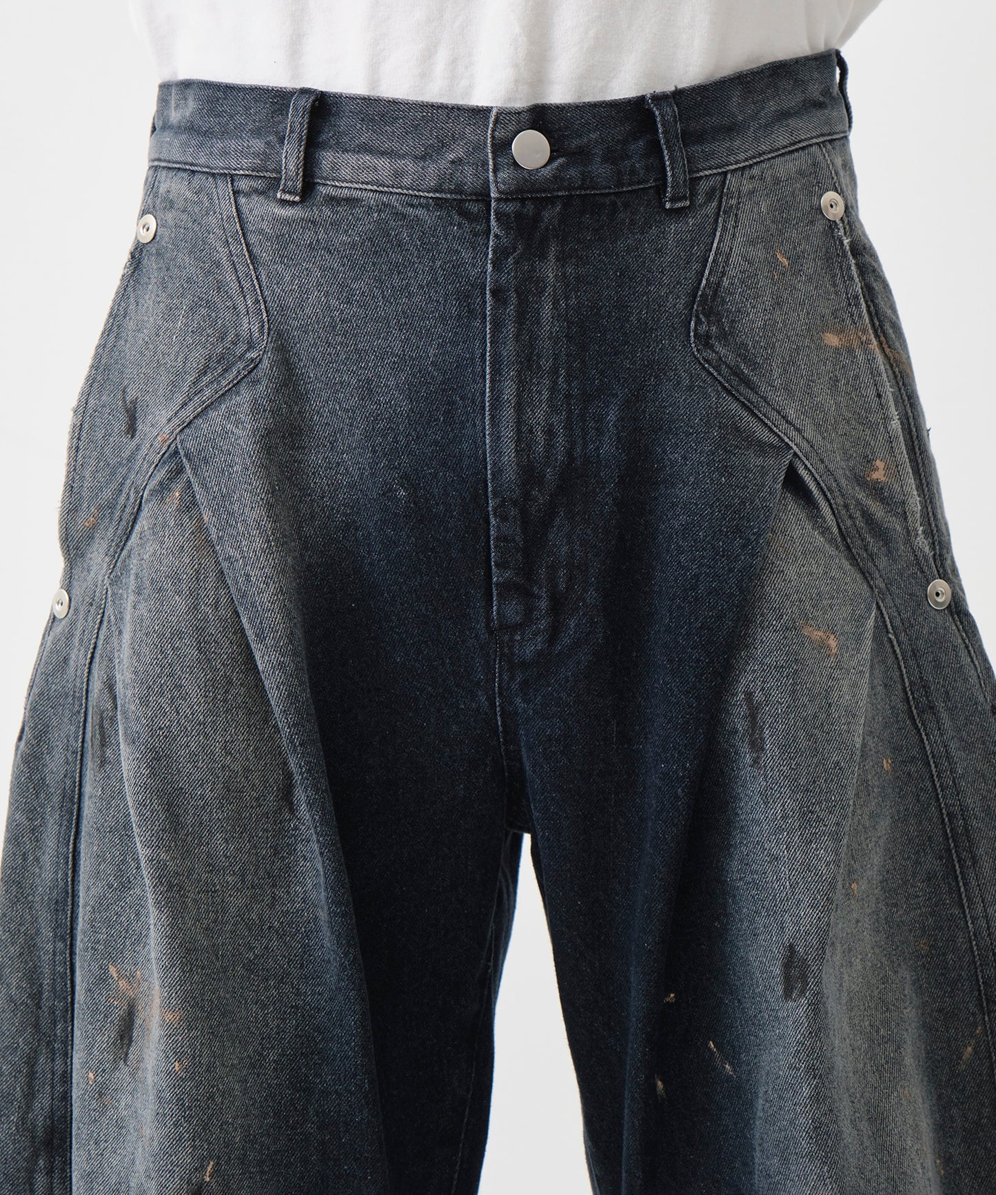 CONZ DARK WASH CURVE DENIM