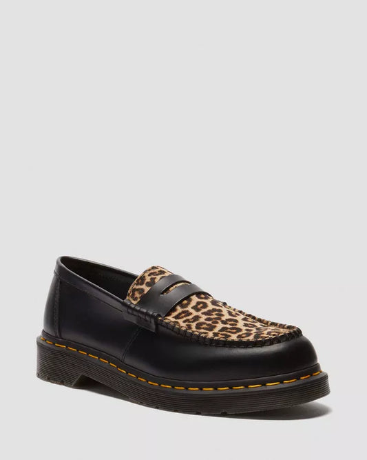 Dr. Martens Penton Smooth Leather Loafer Leopard Print