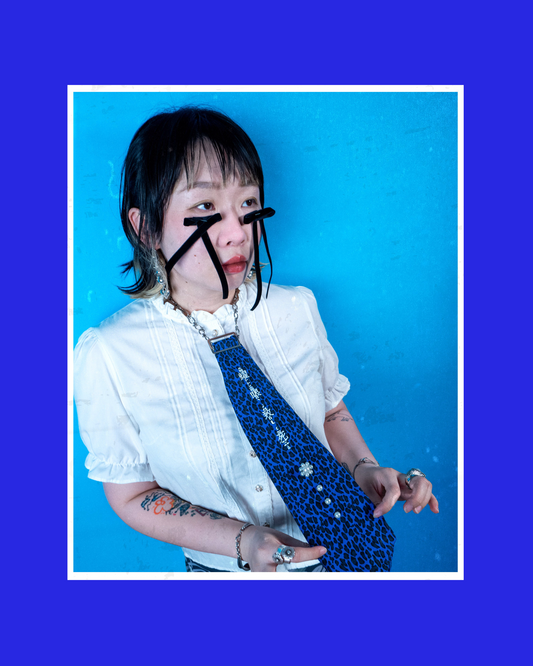 Die Young Blue Leopard Die Bright Die Young Tie