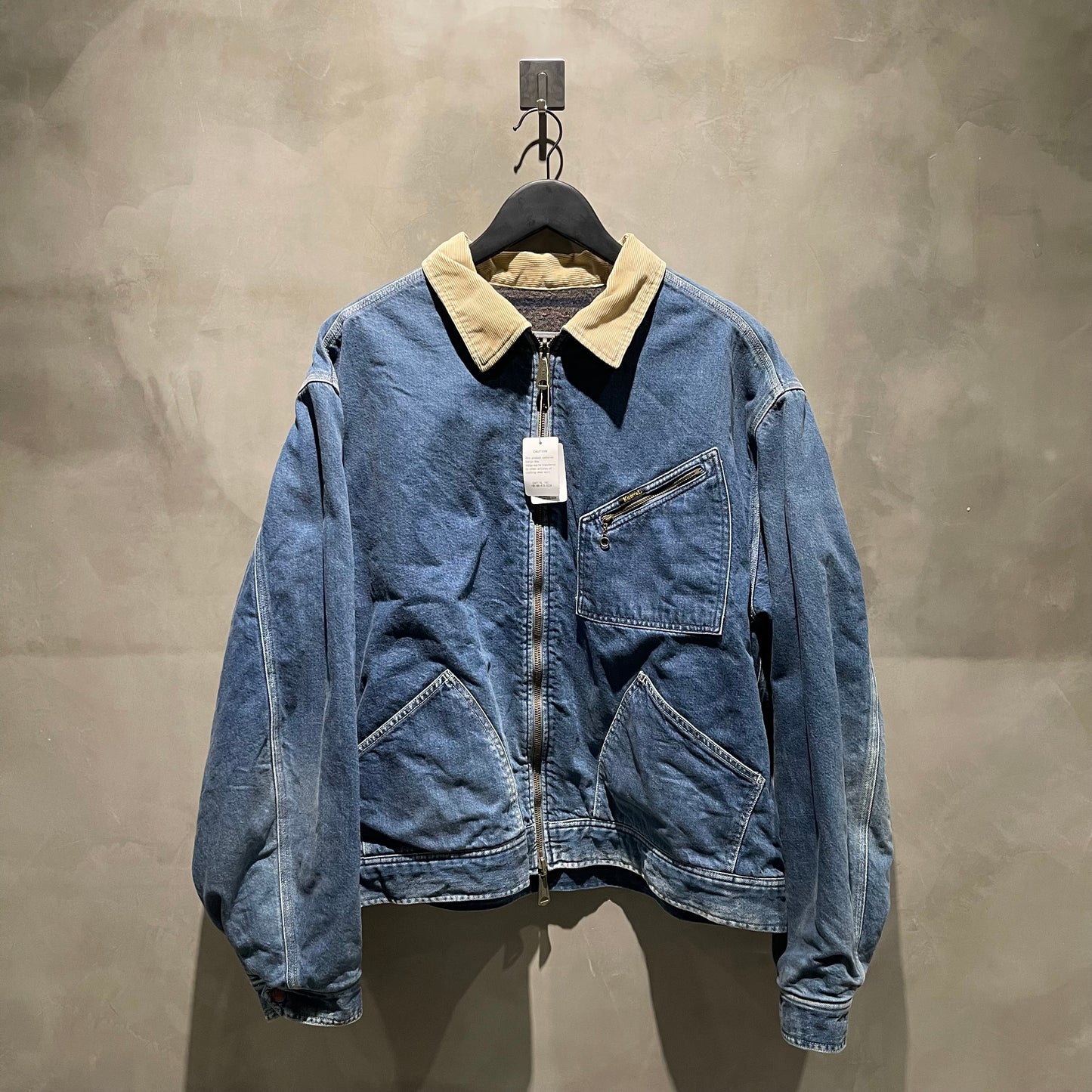 Kapital 11.5oz Denim Reversible Zip-Up Work Jacket