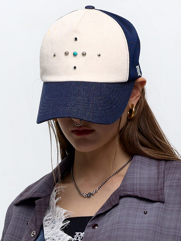 RSSC WESTERN RIVET MESH CAP