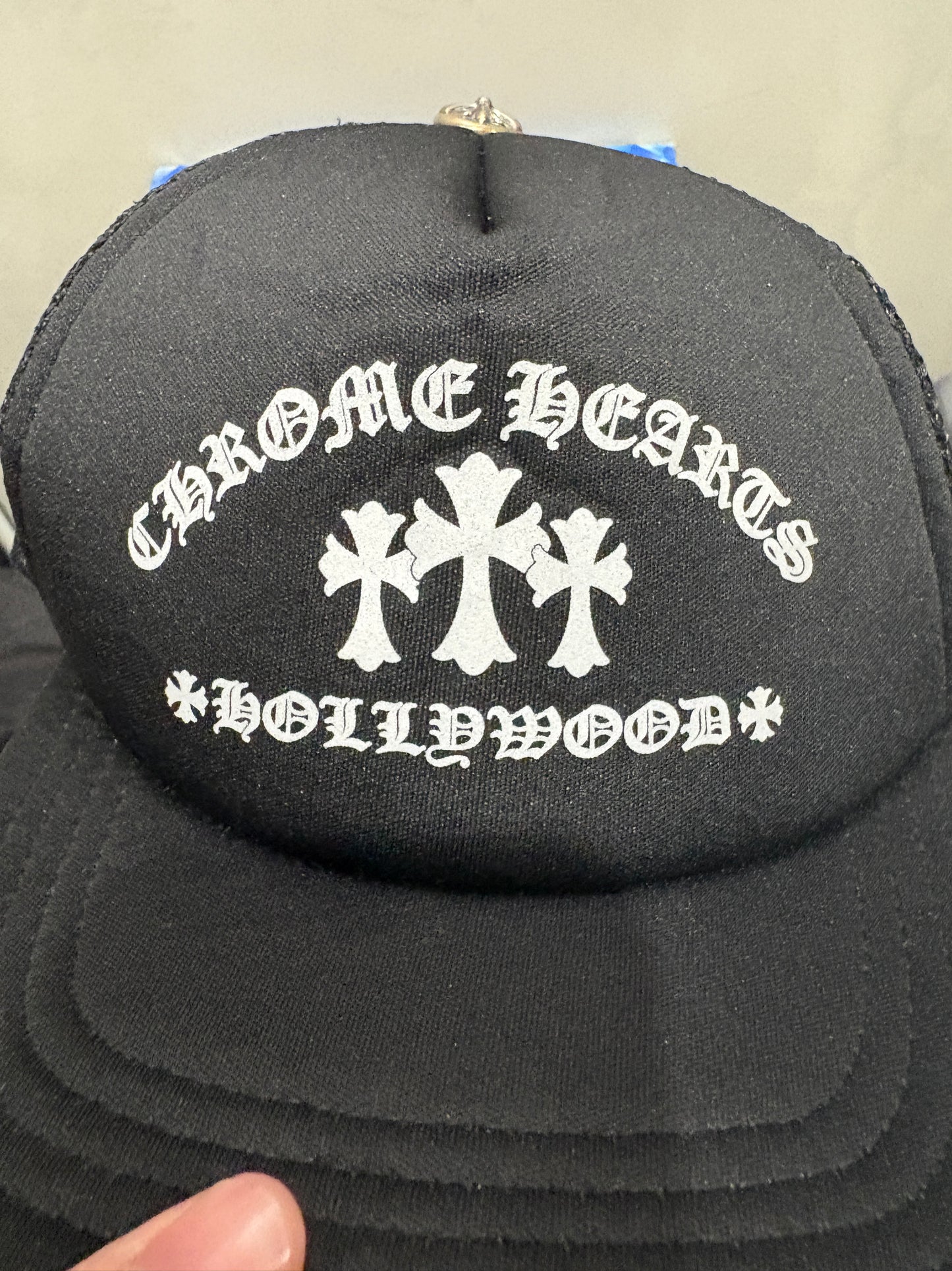 Chrome Hearts King Taco Trucker Hat Black