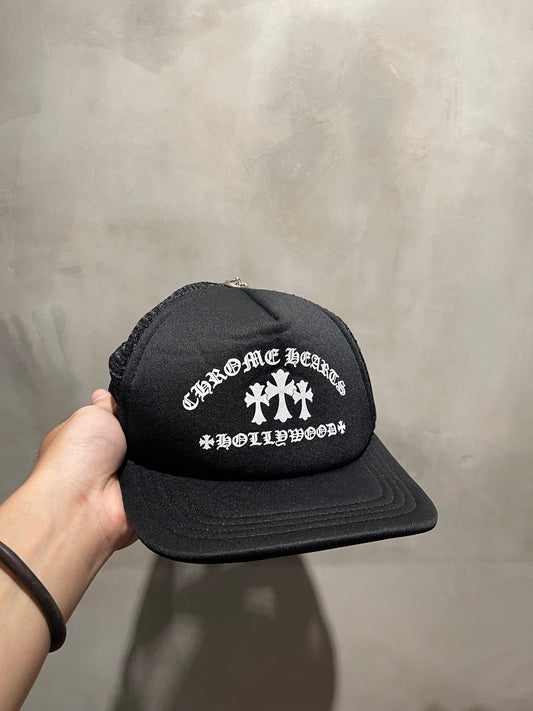 Chrome Hearts King Taco Trucker Hat Black
