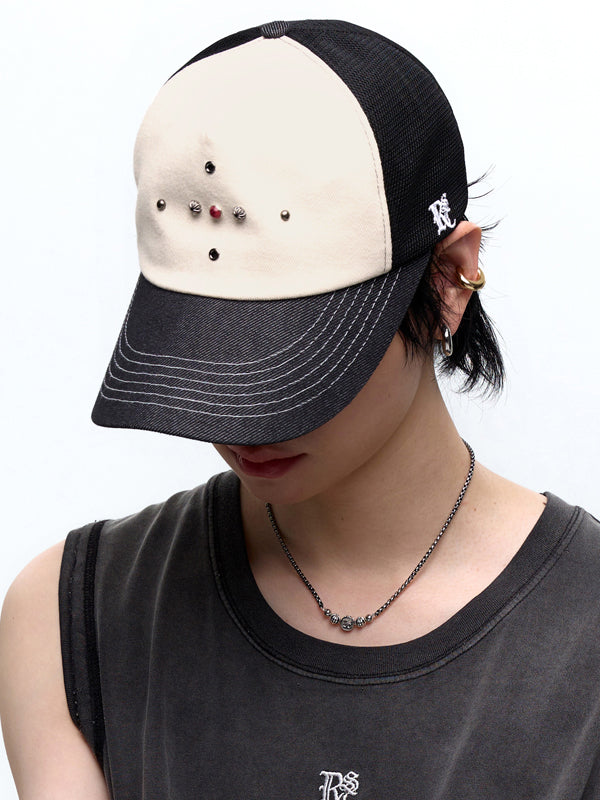 RSSC WESTERN RIVET MESH CAP