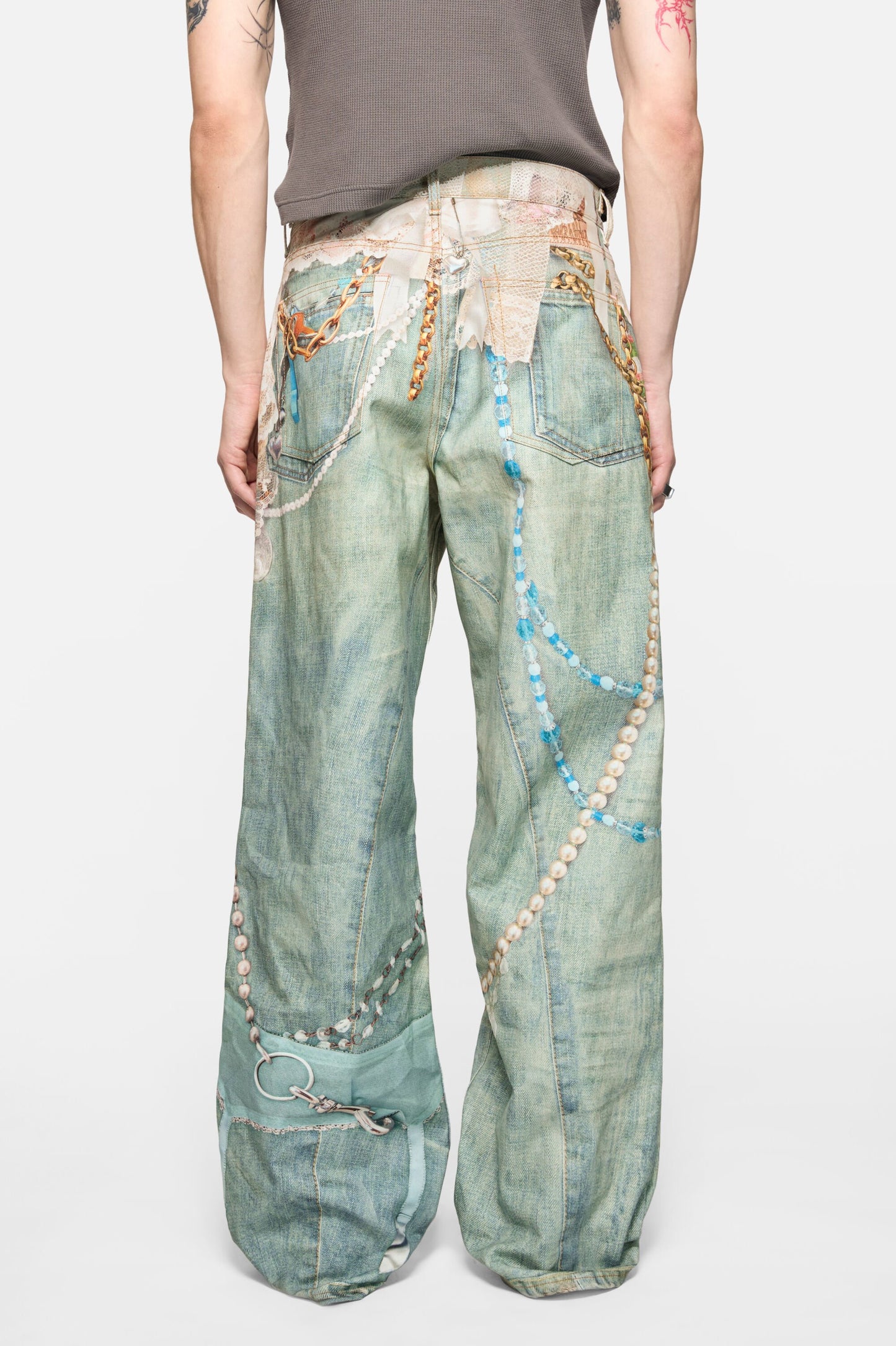 Acne Studios 1981 Baggy Trompe L’oeil Jeans