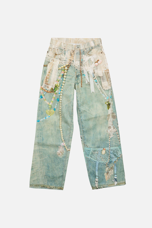 Acne Studios 1981 Baggy Trompe L’oeil Jeans