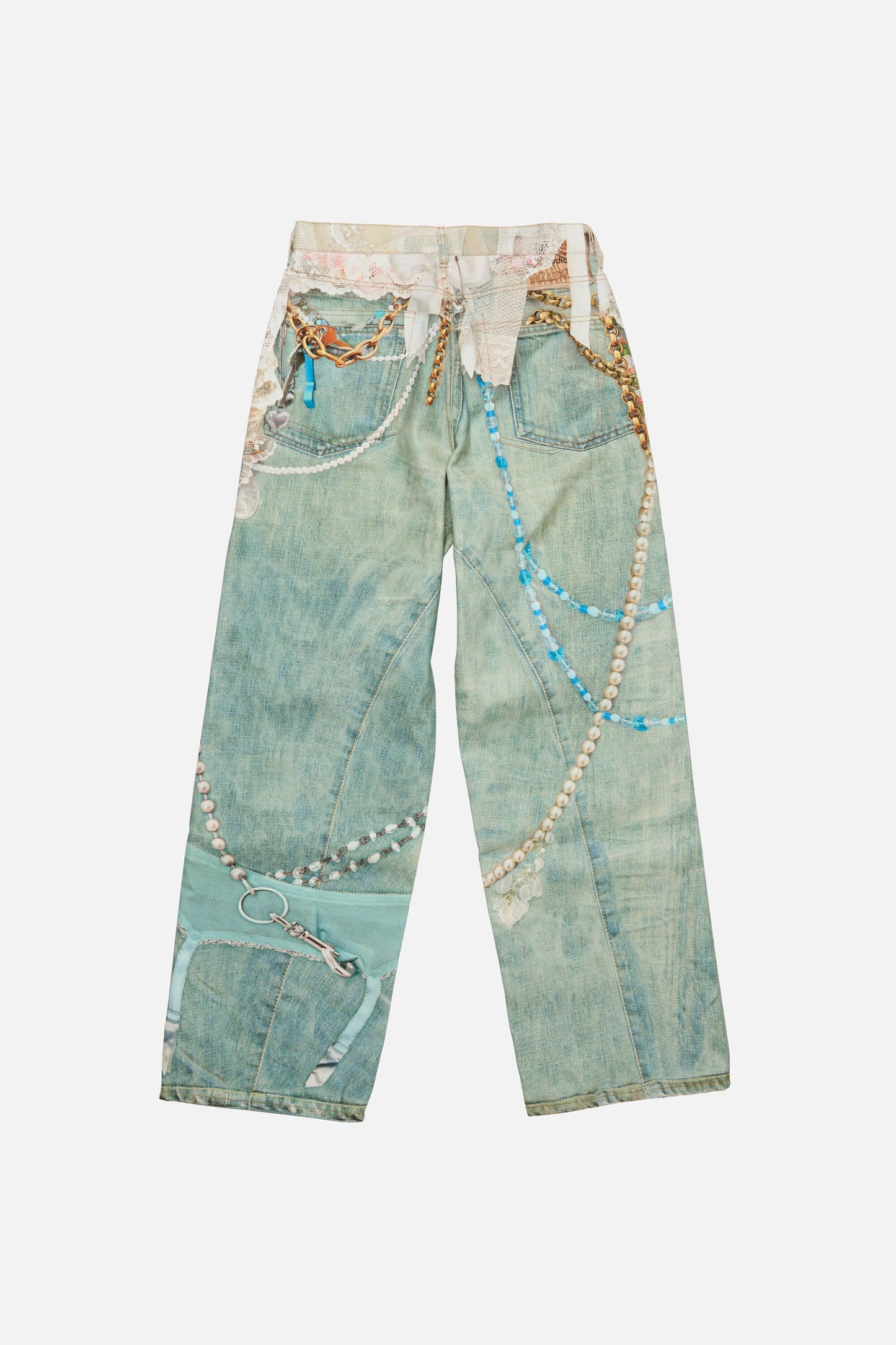 Acne Studios 1981 Baggy Trompe L’oeil Jeans