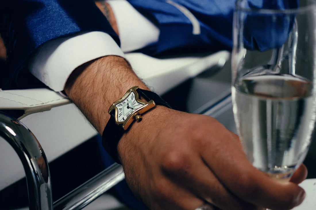 "Pre-Order" Laphont Square Melting Watch Small Gold