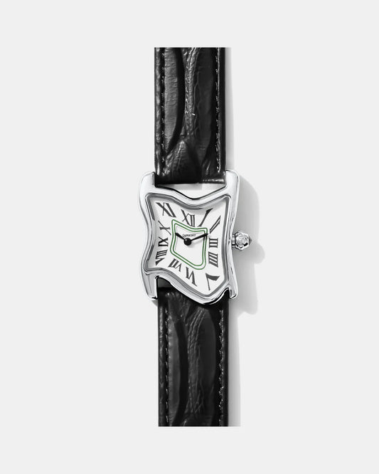 Laphont Square Melting Watch Small Silver