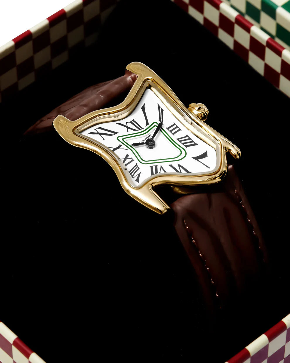 "Pre-Order" Laphont Square Melting Watch Small Gold