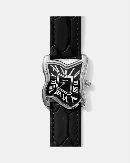 Laphont Square Melting Watch Large Silver