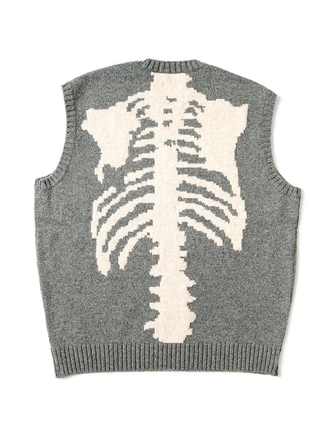 Kapital 5G Cotton Knit BONE Vest