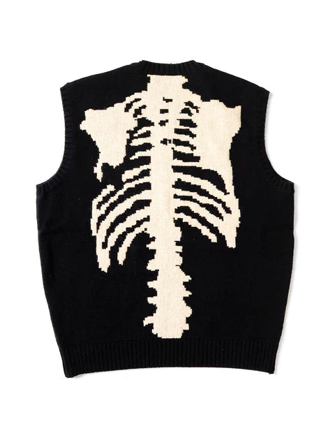 Kapital 5G Cotton Knit BONE Vest