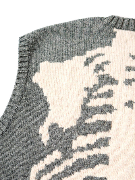 Kapital 5G Cotton Knit BONE Vest