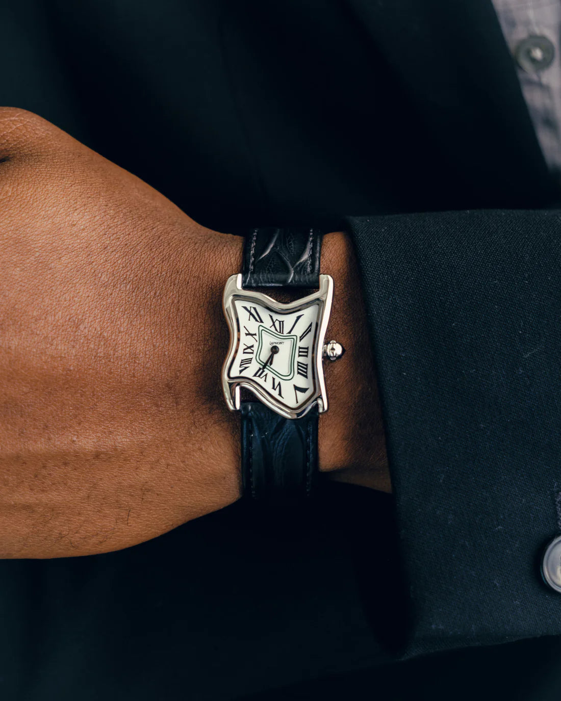 "Pre-Order" Laphont Square Melting Watch Small Silver