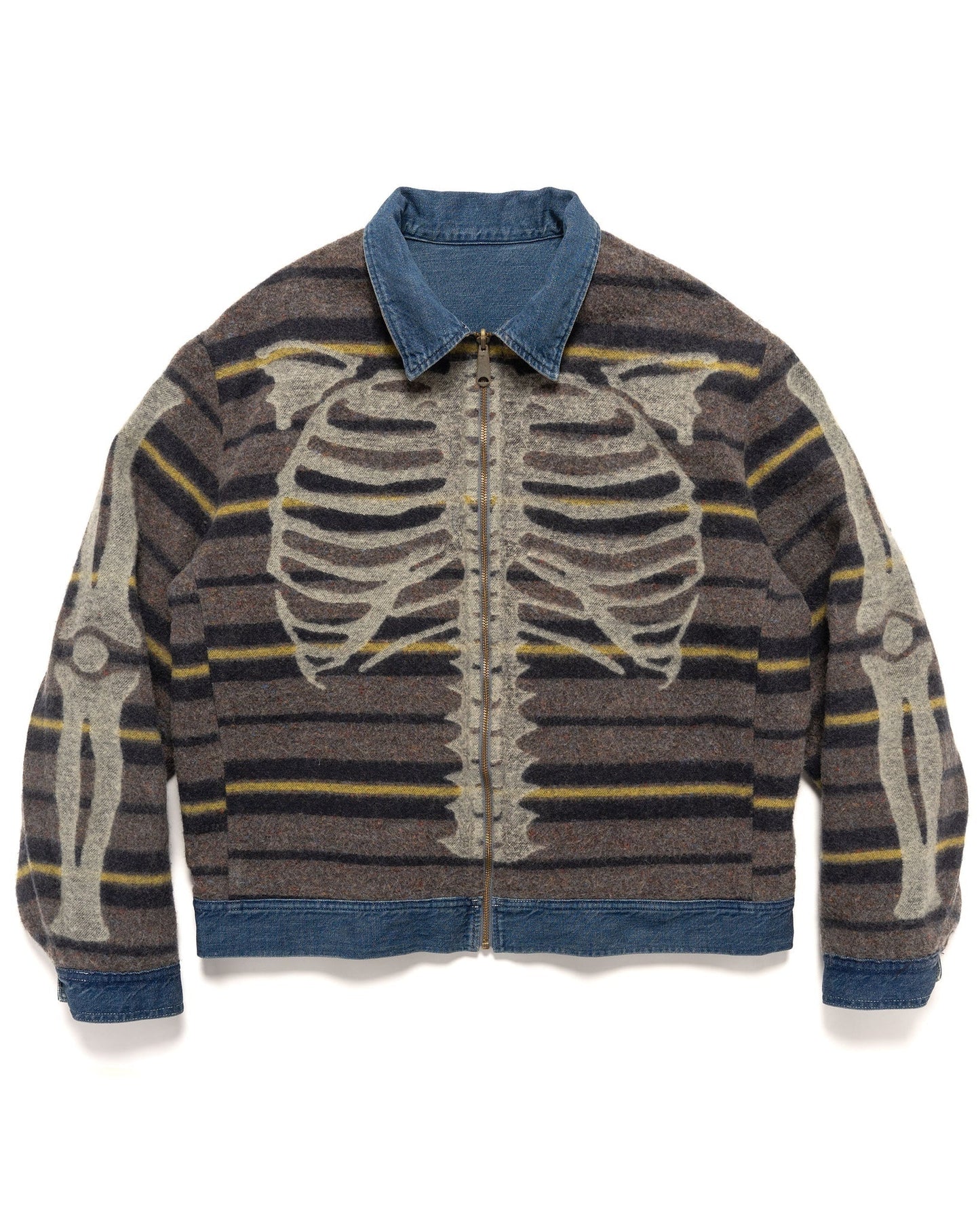 Kapital 11.5oz Denim Reversible Zip-Up Work Jacket