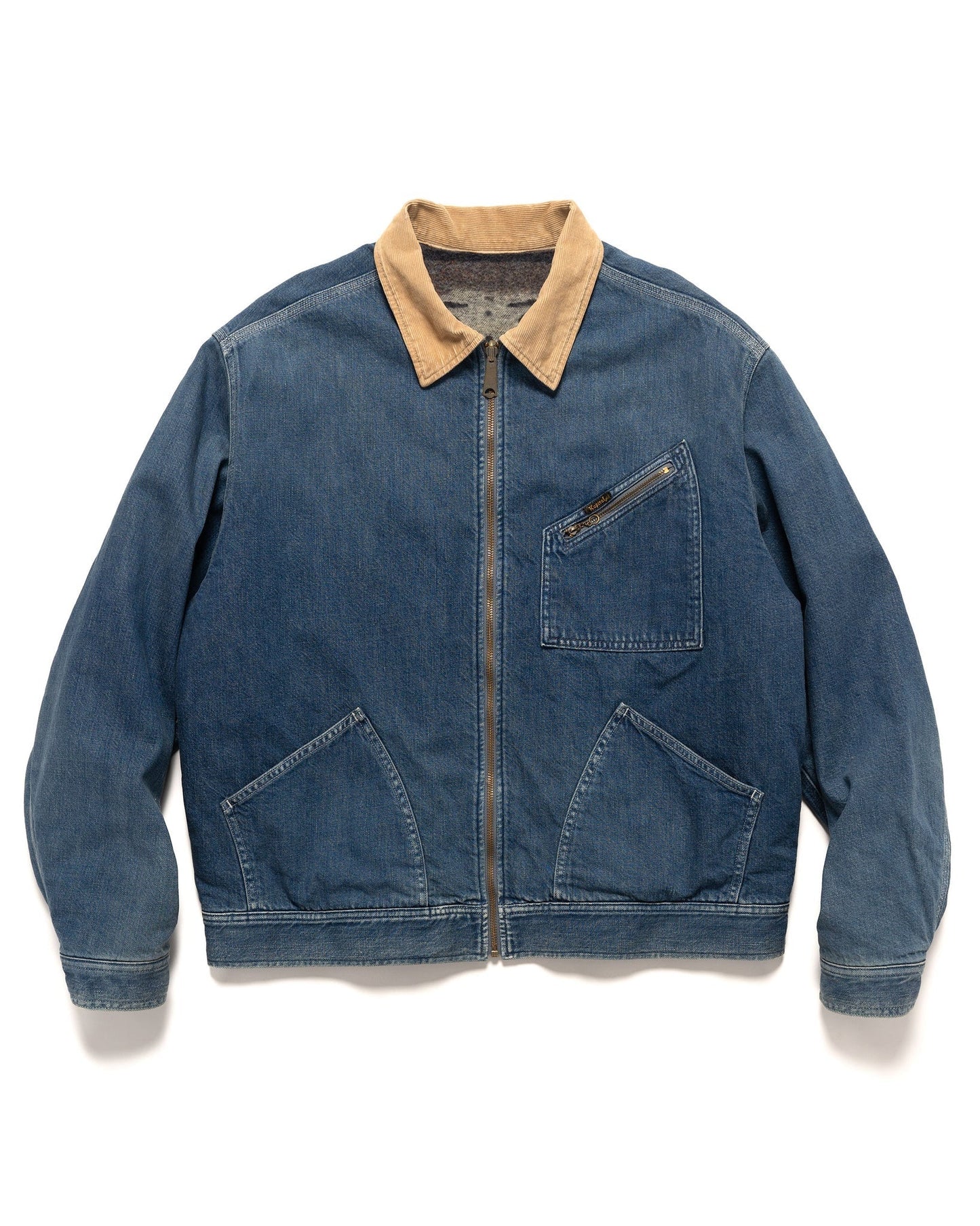 Kapital 11.5oz Denim Reversible Zip-Up Work Jacket