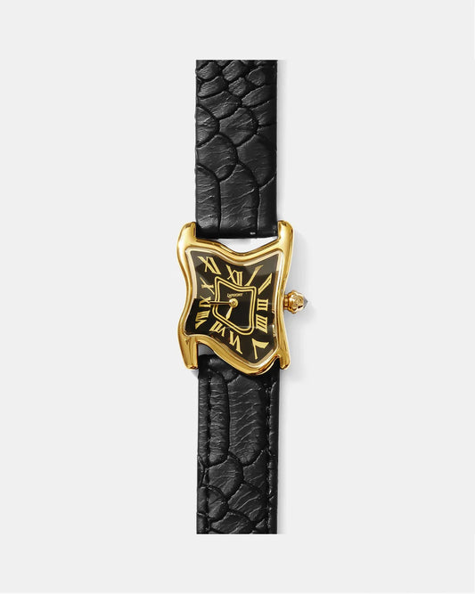 "Pre-Order" Laphont Square Melting Watch Small Gold