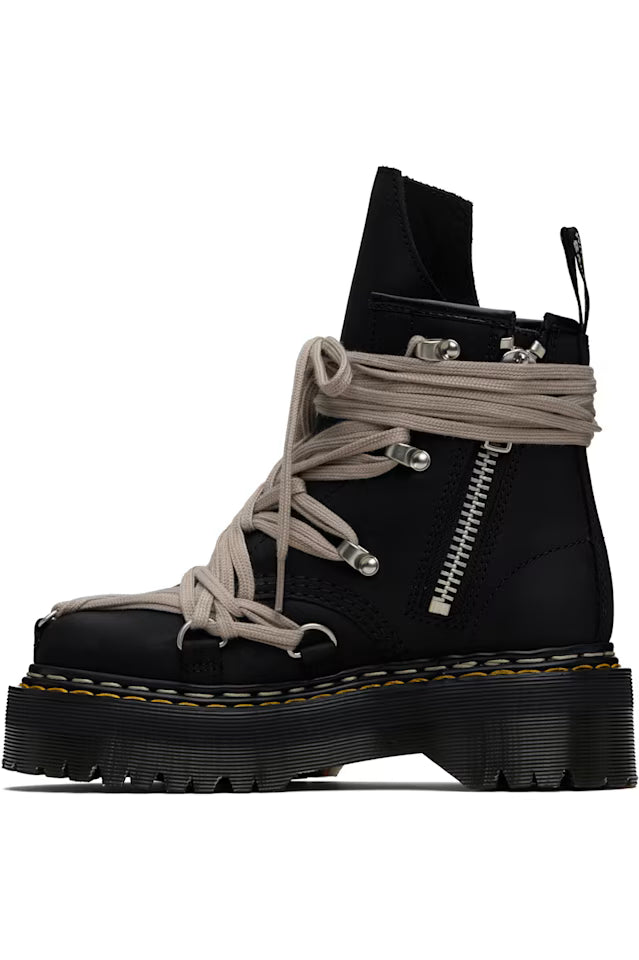 Rick Owens x Dr. Martens Edition 1460 Quad Sole Megalace Boots