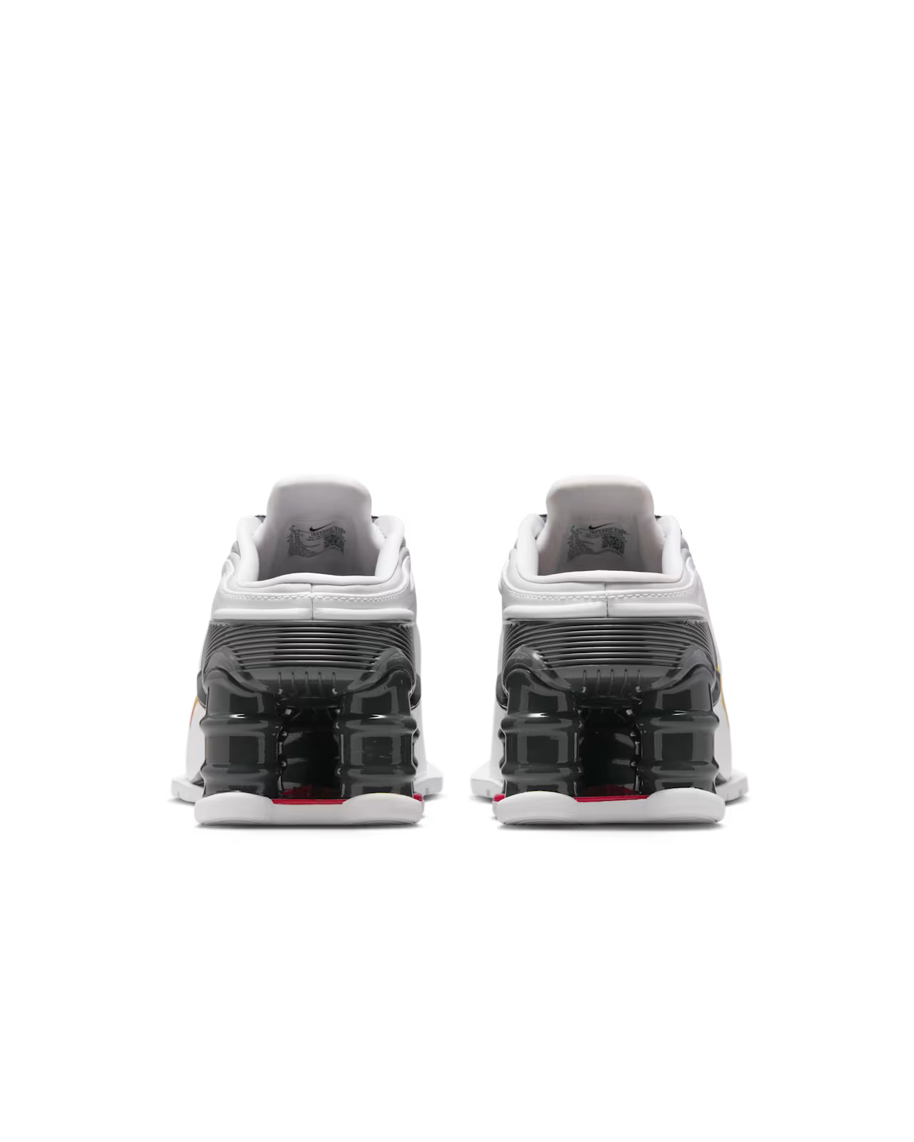 Nike x Martine Rose Shox MR4 White and Varsity Red