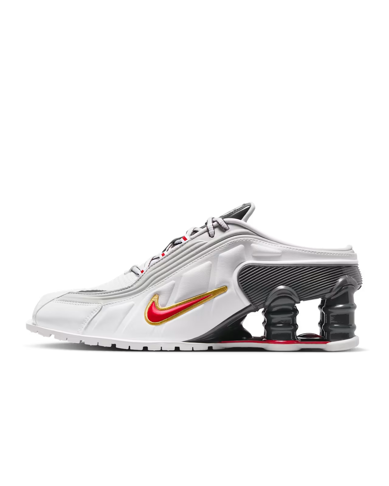 Nike x Martine Rose Shox MR4 White and Varsity Red